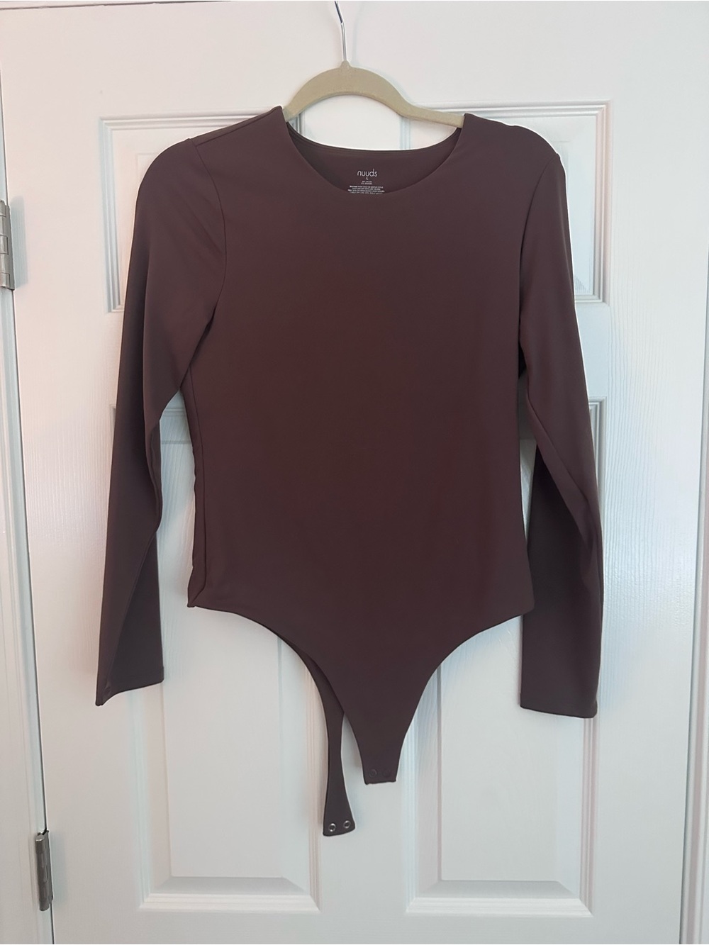 nuuds Long Sleeve Chocolate Bodysuit